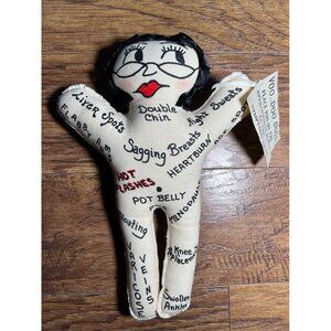 Vintage Woman Cloth Voodoo Ailment Doll Gag Gift/Over the Hill